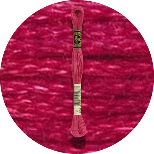 DMC Mouliné Spécial 25 Broderigarn, Ensfarvet, Røde/Gule/Orange nuancer